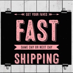 Same or next day shipping